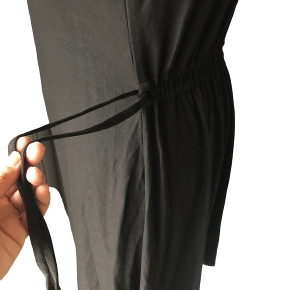 Theory Short Sleeve Black Dress Adjustable Waist Size Medium - Picture 2 of 7